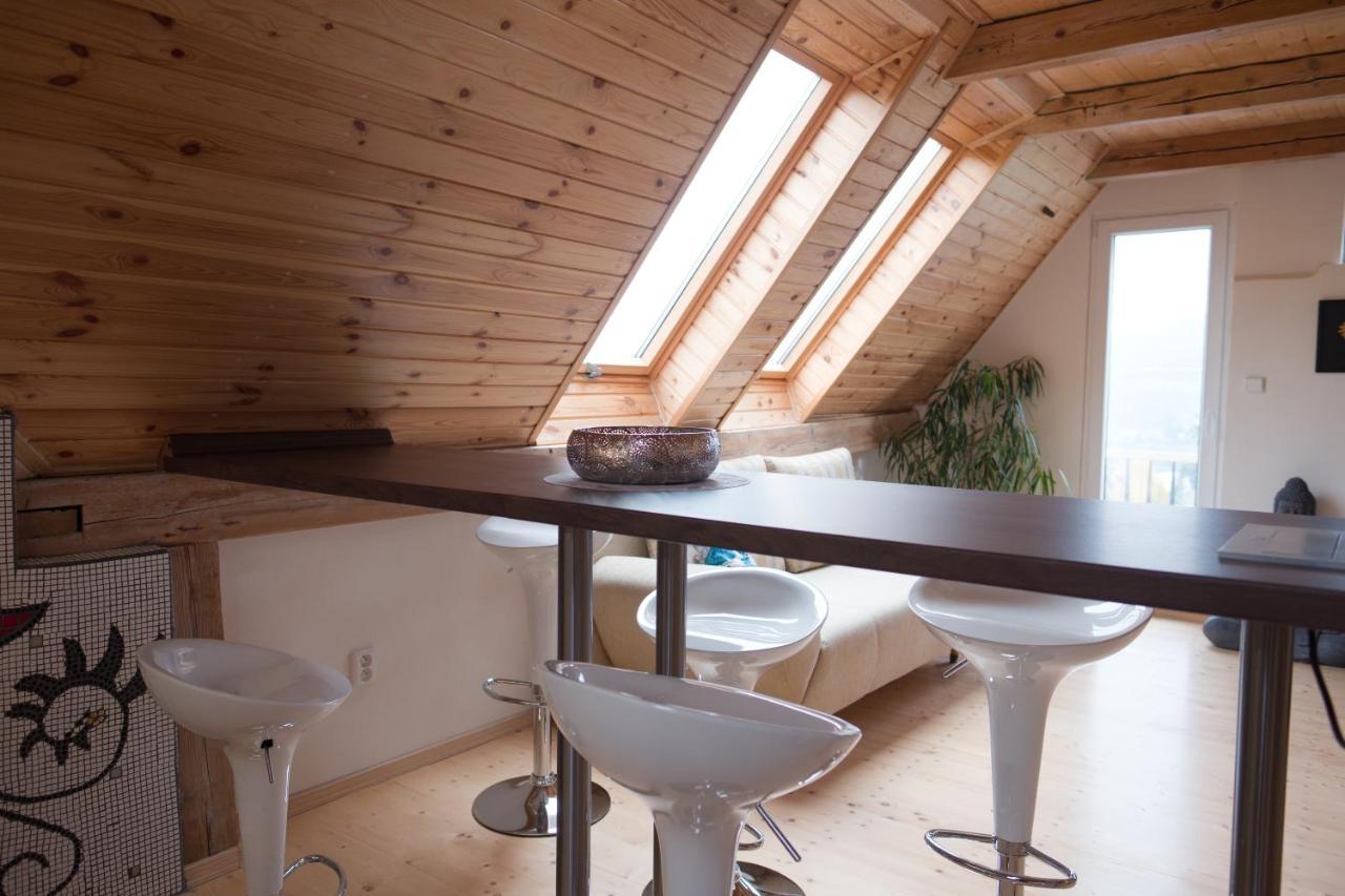 Art-House 3 Attic Apartment With Terrace Decin Eksteriør bilde