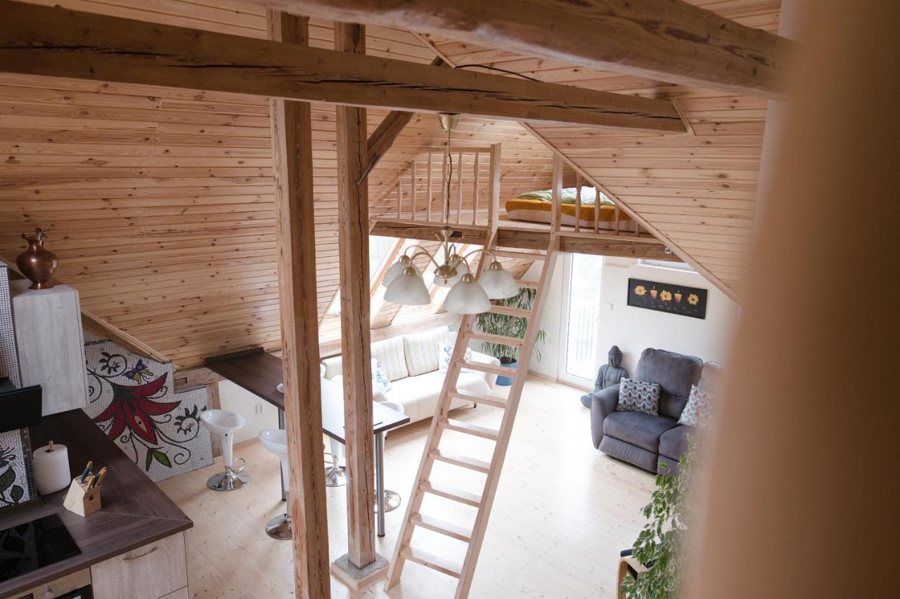 Art-House 3 Attic Apartment With Terrace Decin Eksteriør bilde