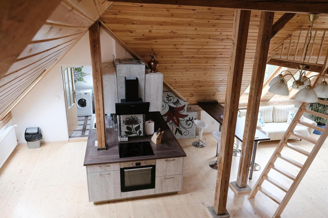 Art-House 3 Attic Apartment With Terrace Decin Eksteriør bilde