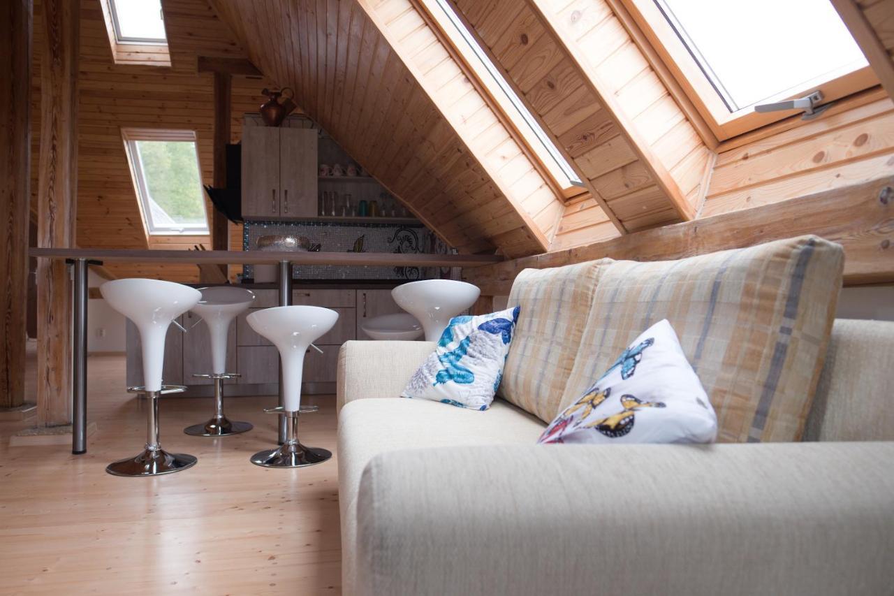 Art-House 3 Attic Apartment With Terrace Decin Eksteriør bilde